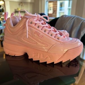Pink Fila Women’s Disruptors